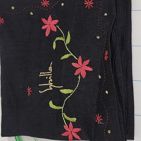Accessories - Handkerchief Cotton handmade embroidery
